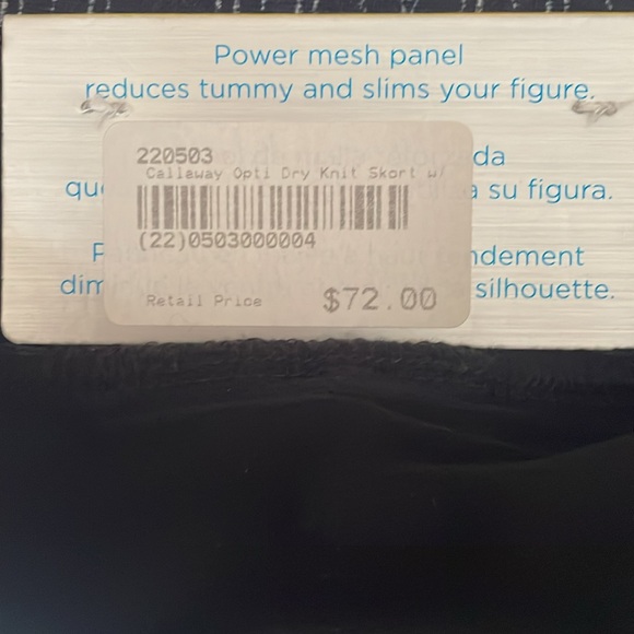 NWT CALLAWAY golf skort size Medium - Picture 8 of 9